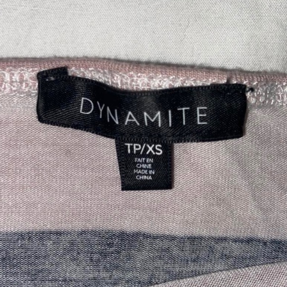 Striped off shoulder shirt - Picture 2 of 3